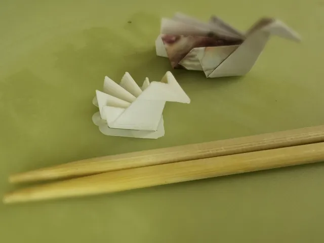 Crane Chopstick Holder