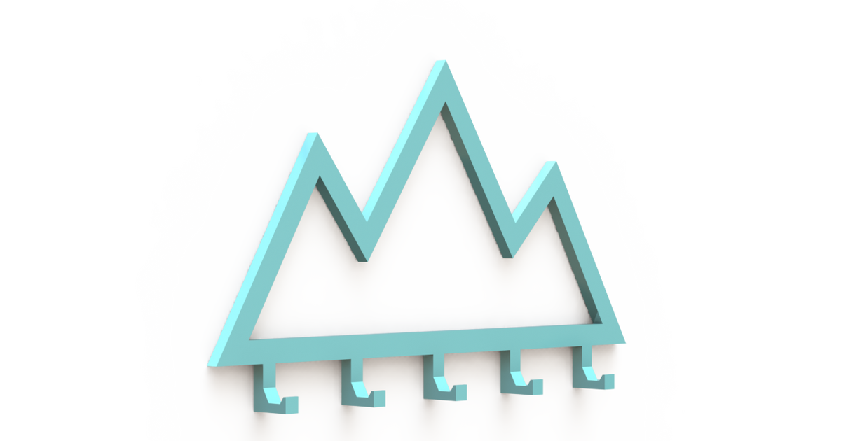 Mountain Key Holder By Kaaaaaaaaaal Download Free STL Model mountain-key-holder-by-kaaaaaaaaaal-download-free-stl-model