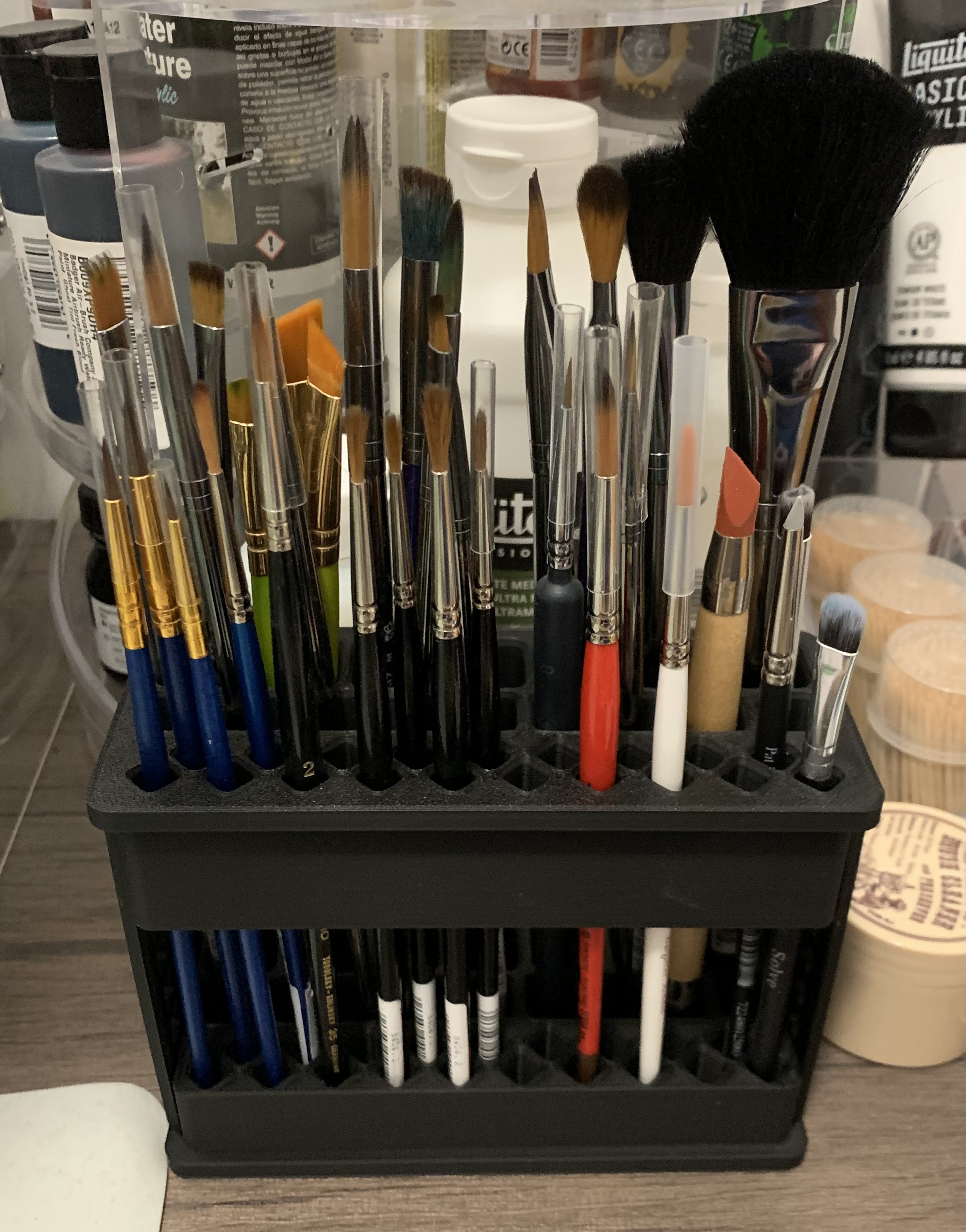 "The Beast" Paint Brush Stand by Dark Squirrel Designs Download free