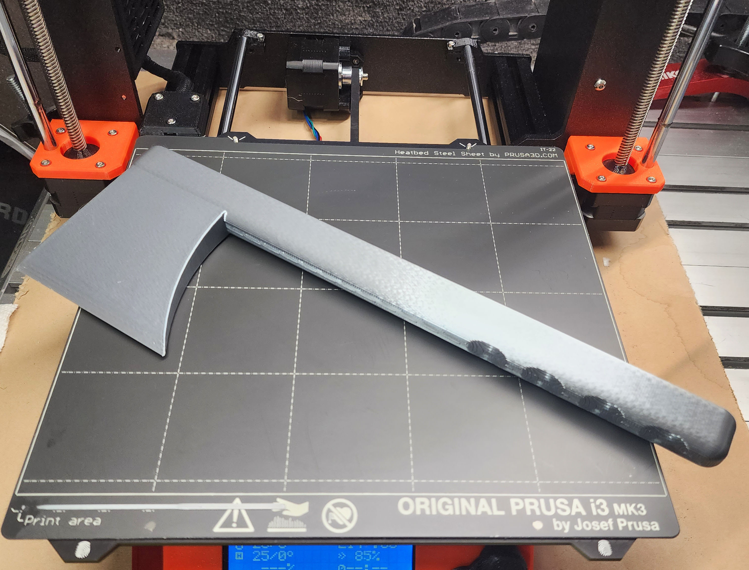 Flat Back Handaxe - ez print