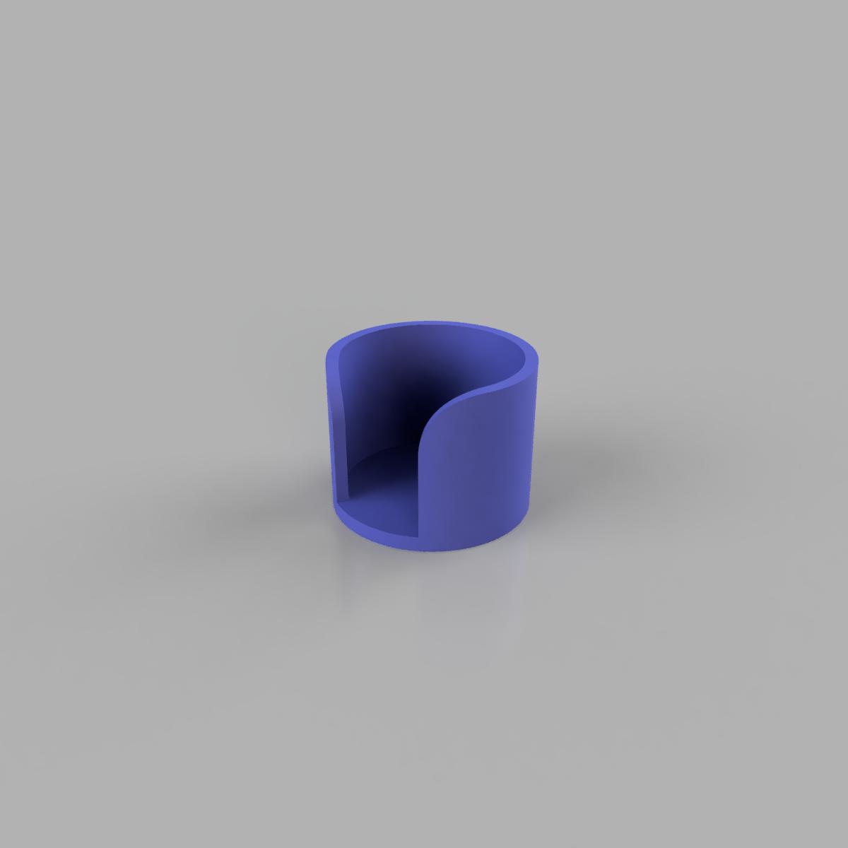 Parametric Espresso Filter Paper Holder by makerdon Download free STL