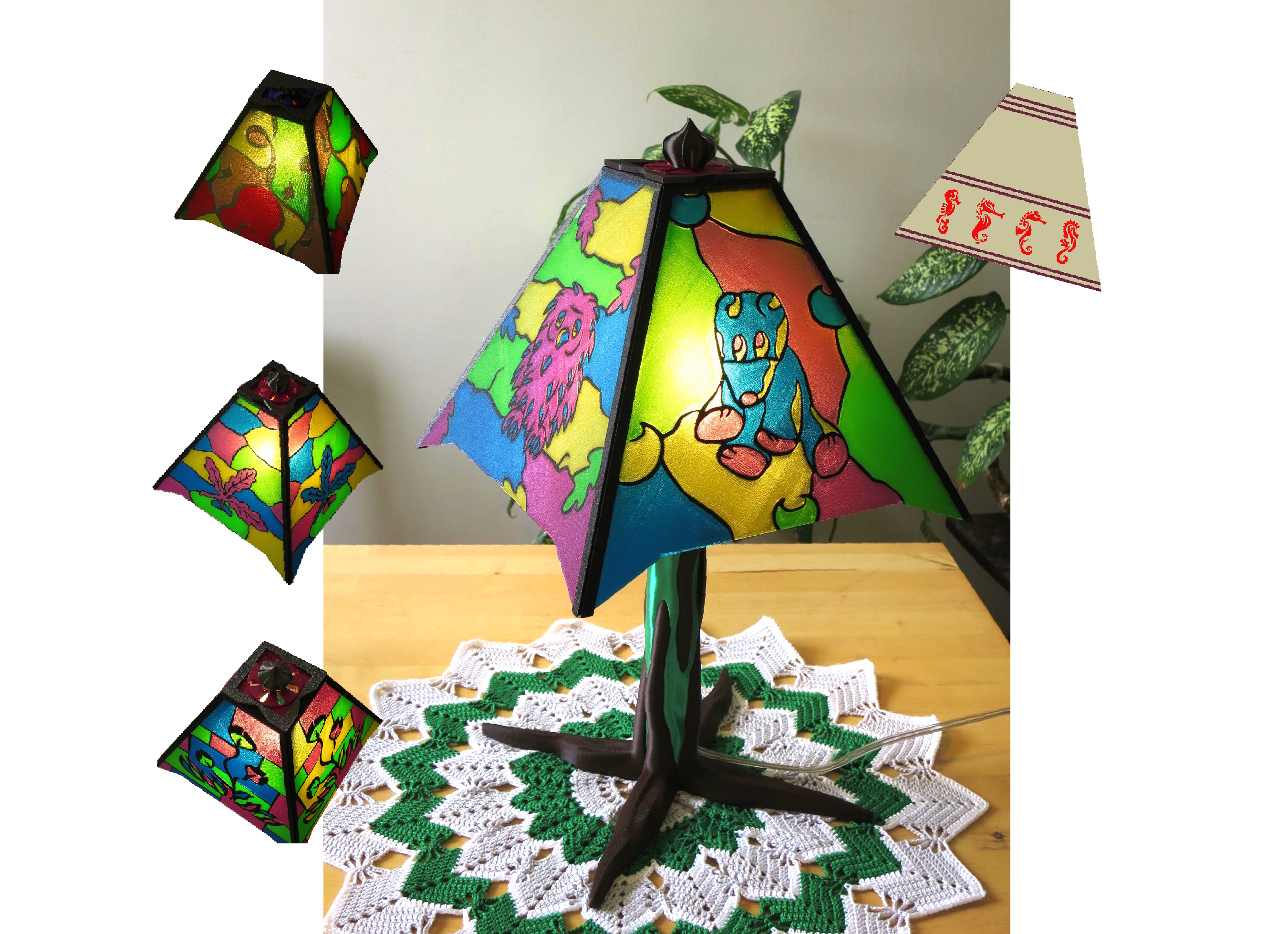 Tiffany Lamp nach Art des Frimmels