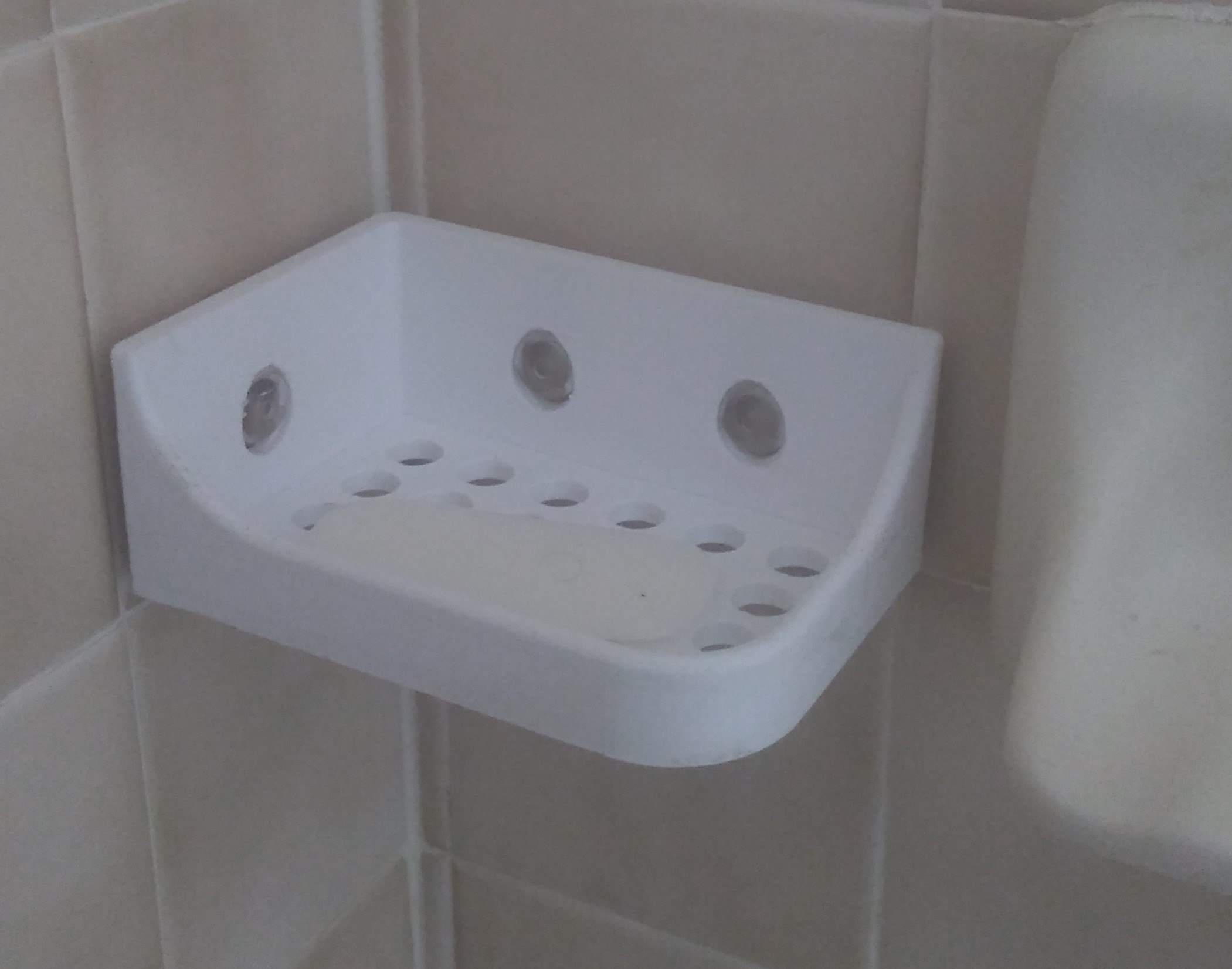 Shower corner soap dish by XV Download free STL model