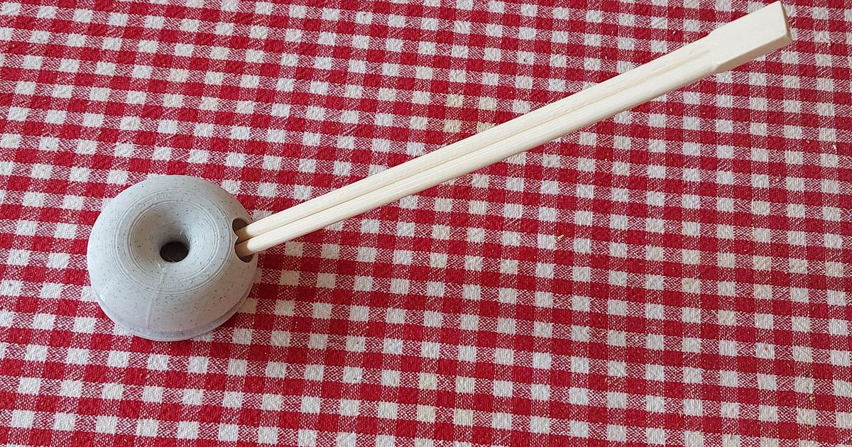 toroidal chopstick holder (no supports) by bavritzer Download free