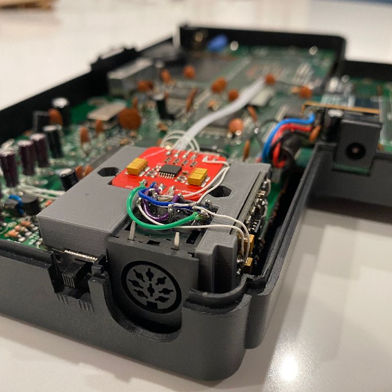 TurboGrafx 16 Region switch/RGB/Turbo Amp module by