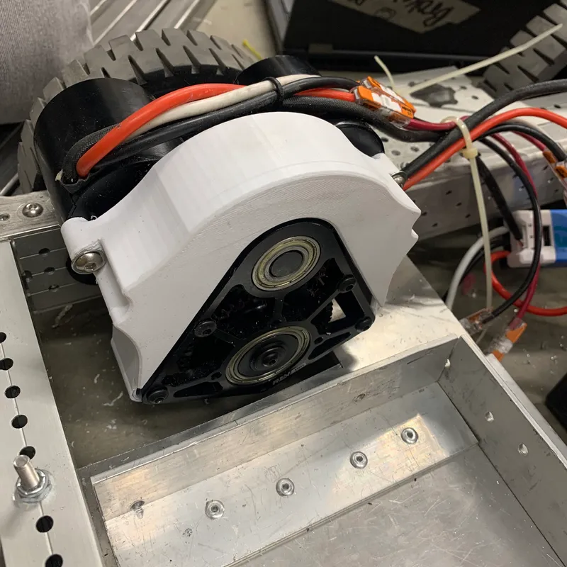 2 Motor Drivetrain Gearbox - Through Bore - REV Robotics