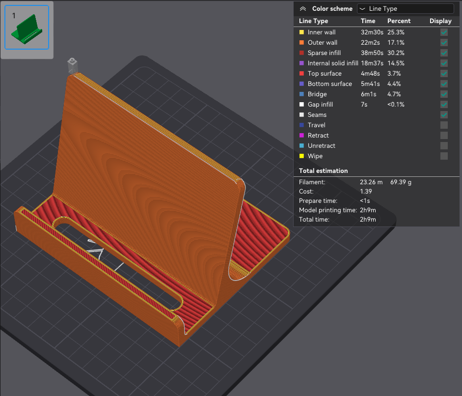 Miniatura 2 do modelo 3D Tablet holder
