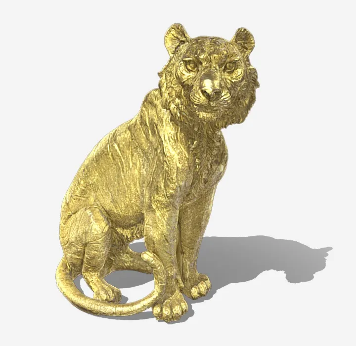 Modelo 3D de Tigre. Download grátis.