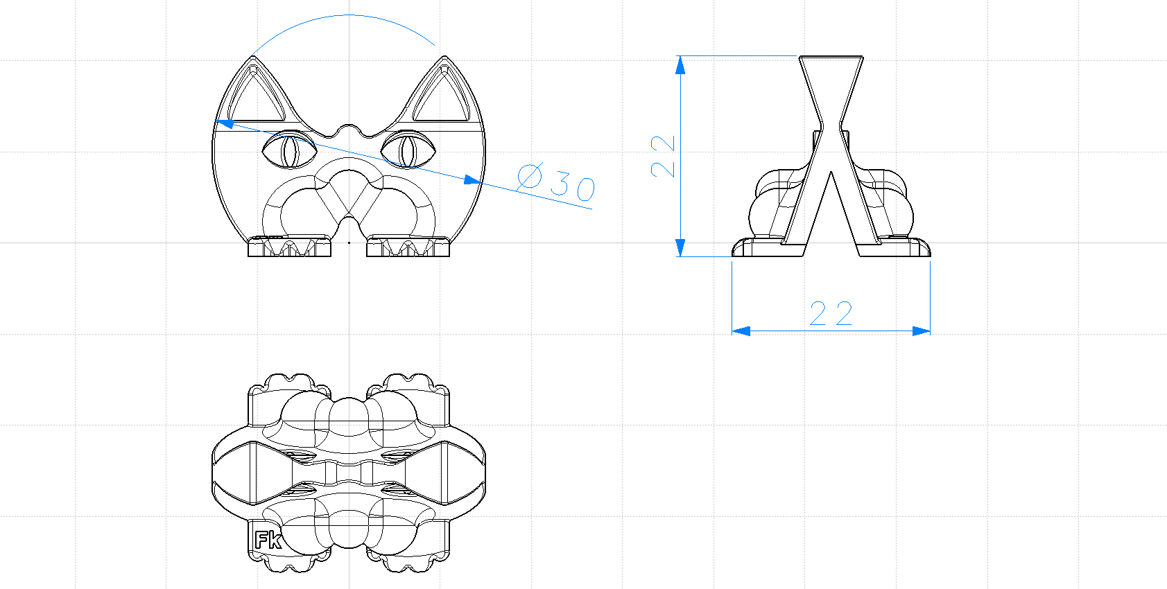 chopsticks holder by Frenko Download free STL model