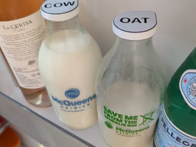 Milk bottle lid