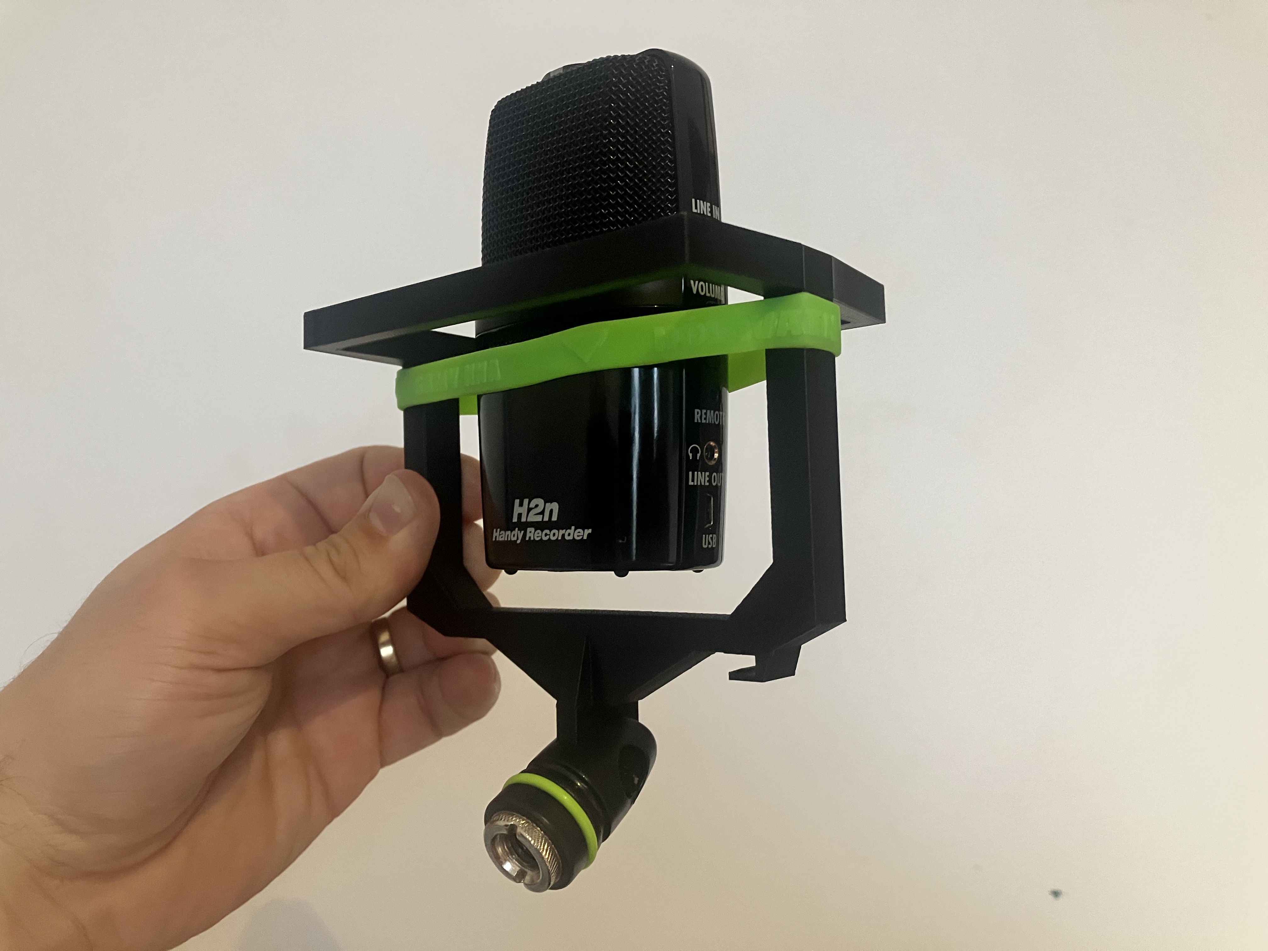 Zoom H2n schock mount for microphone holder remix