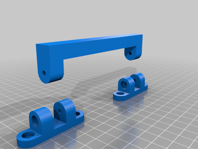 Miniatura 3 do modelo 3D Parametric Folding handle