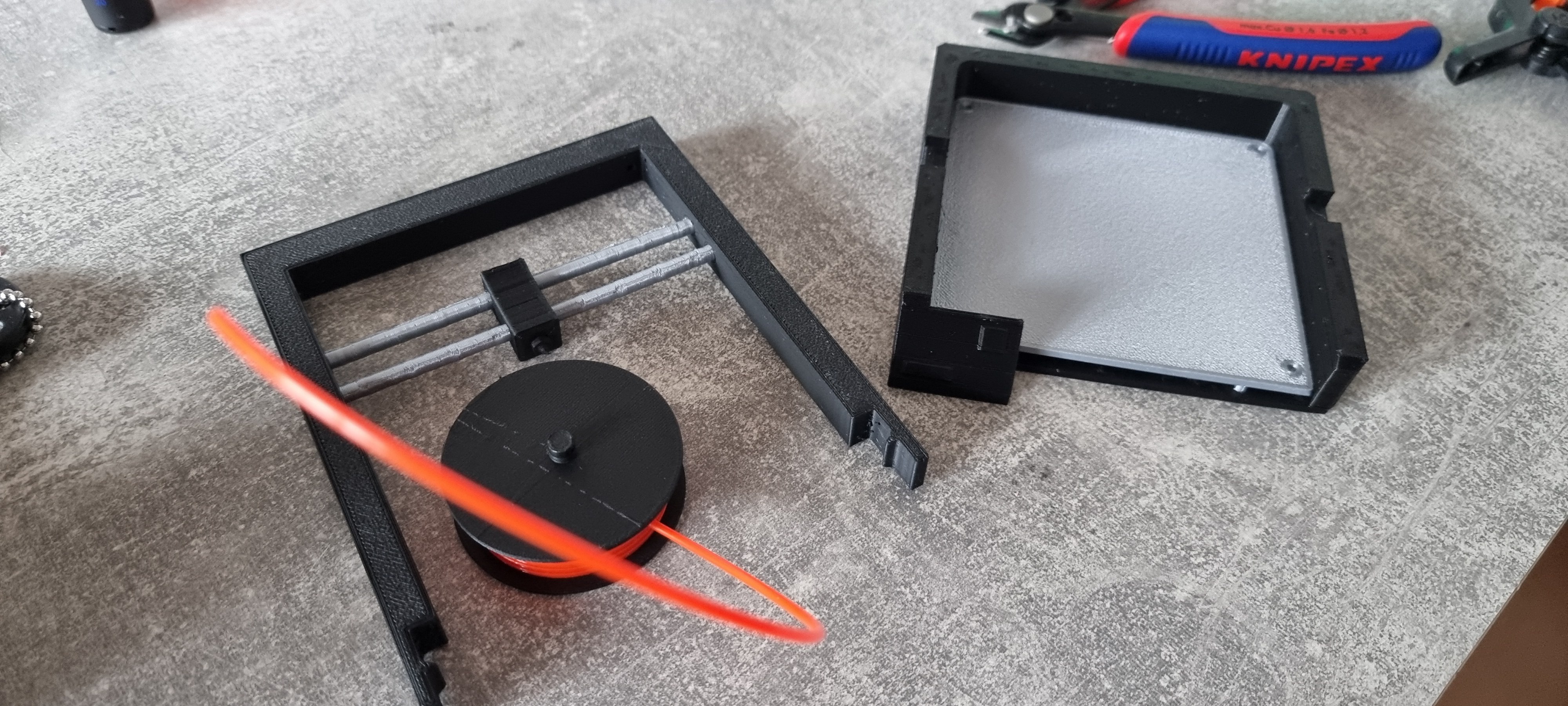 Miniatura 3 do modelo 3D Cartesian 3d Printer Coaster