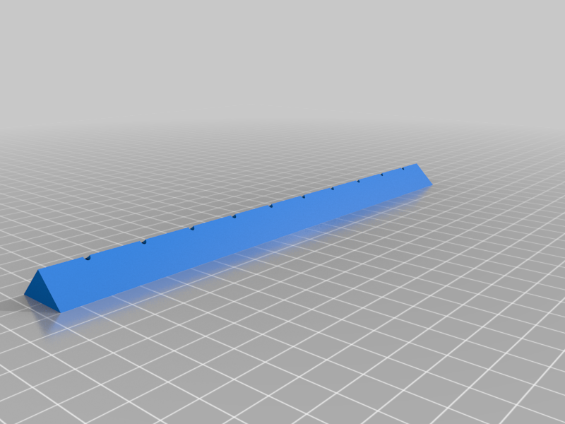 Customisable - Bookbinding awl insert - 20mm spacing default - openscad