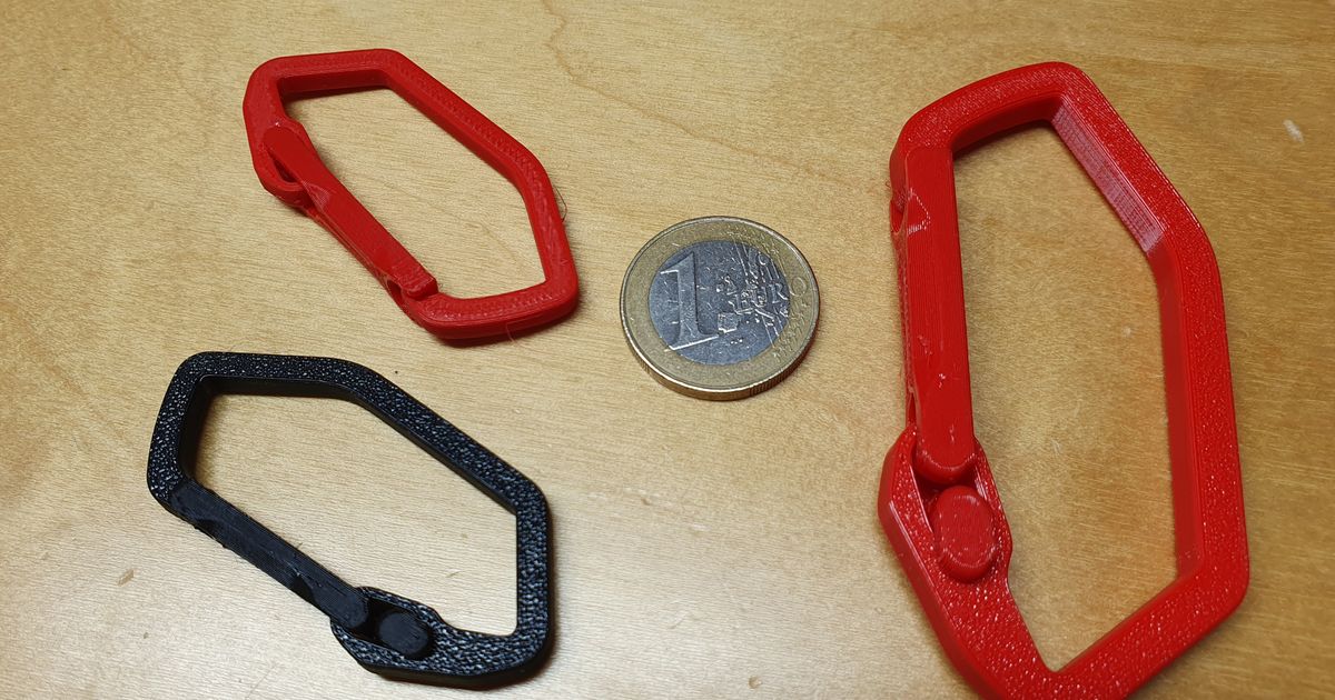 Carabiner revised for better scalability by Legufix Download free STL