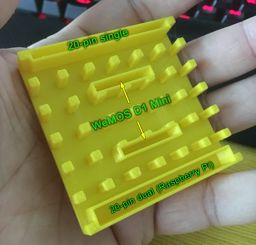 Multipurpose Soldering Jig for RPi/WeMos/etc.
