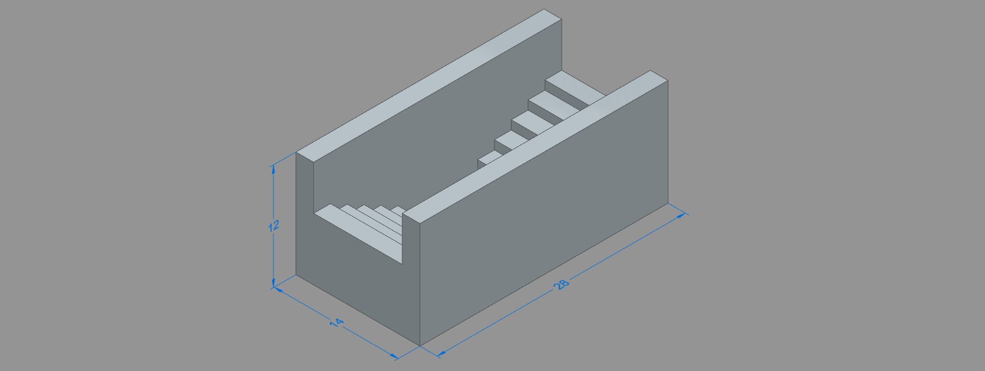 Bahnsteigtreppe Spur N — miniatura 2