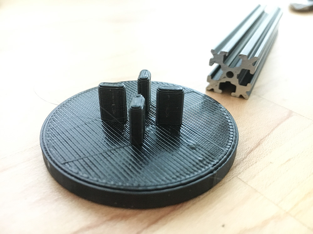 OpenBeam / MakerBeamXL Wide Round Foot