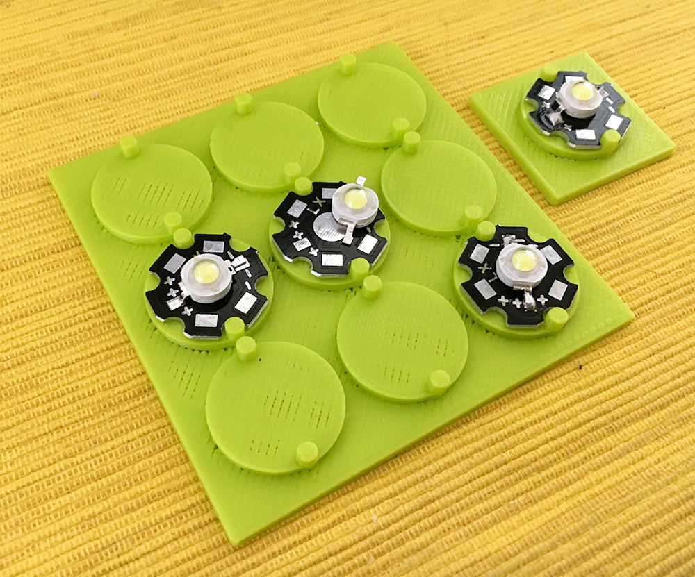 LED heat sink soldering jig by dave818 Download free STL model