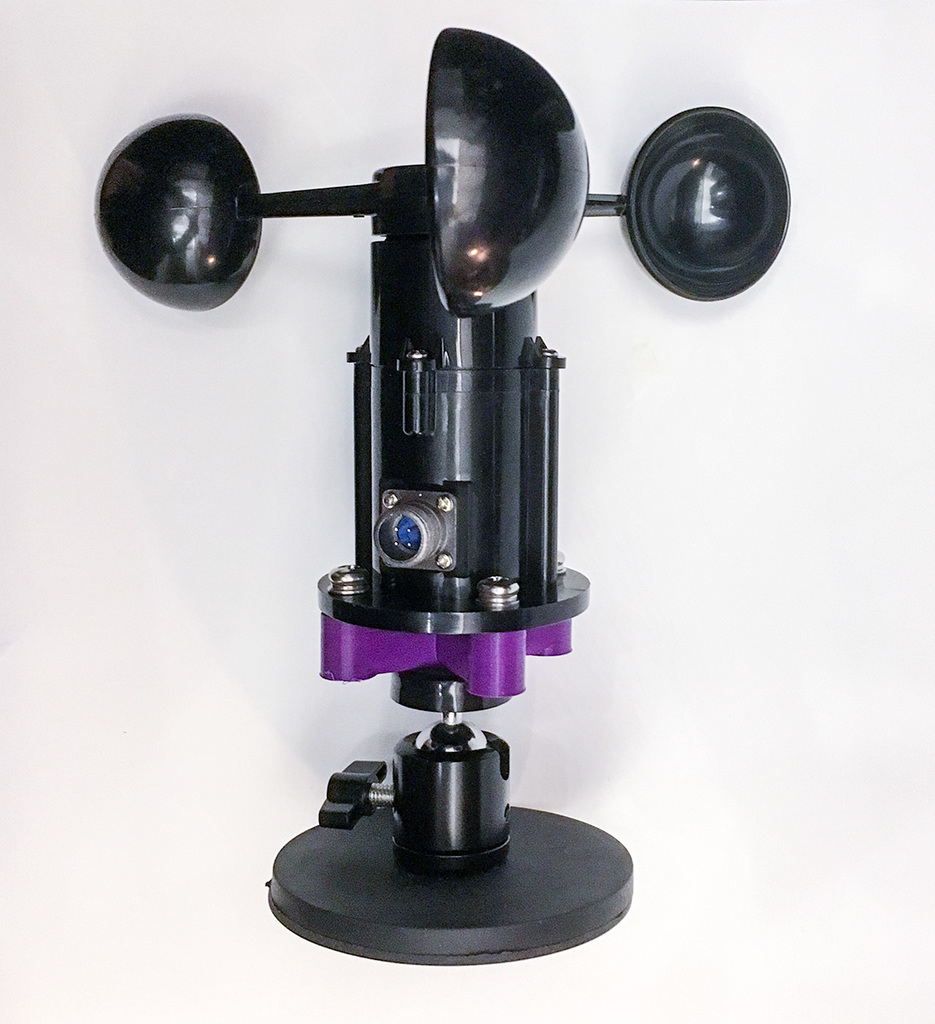 Adafruit Anemometer 1/420 adapter by dave818 Download free STL model