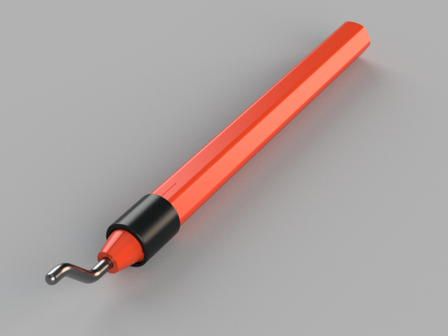 Deburring tool handle