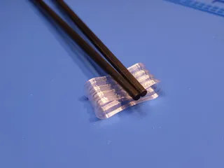 Quick and Efficient Chopstick Rest (0.7g of material)
