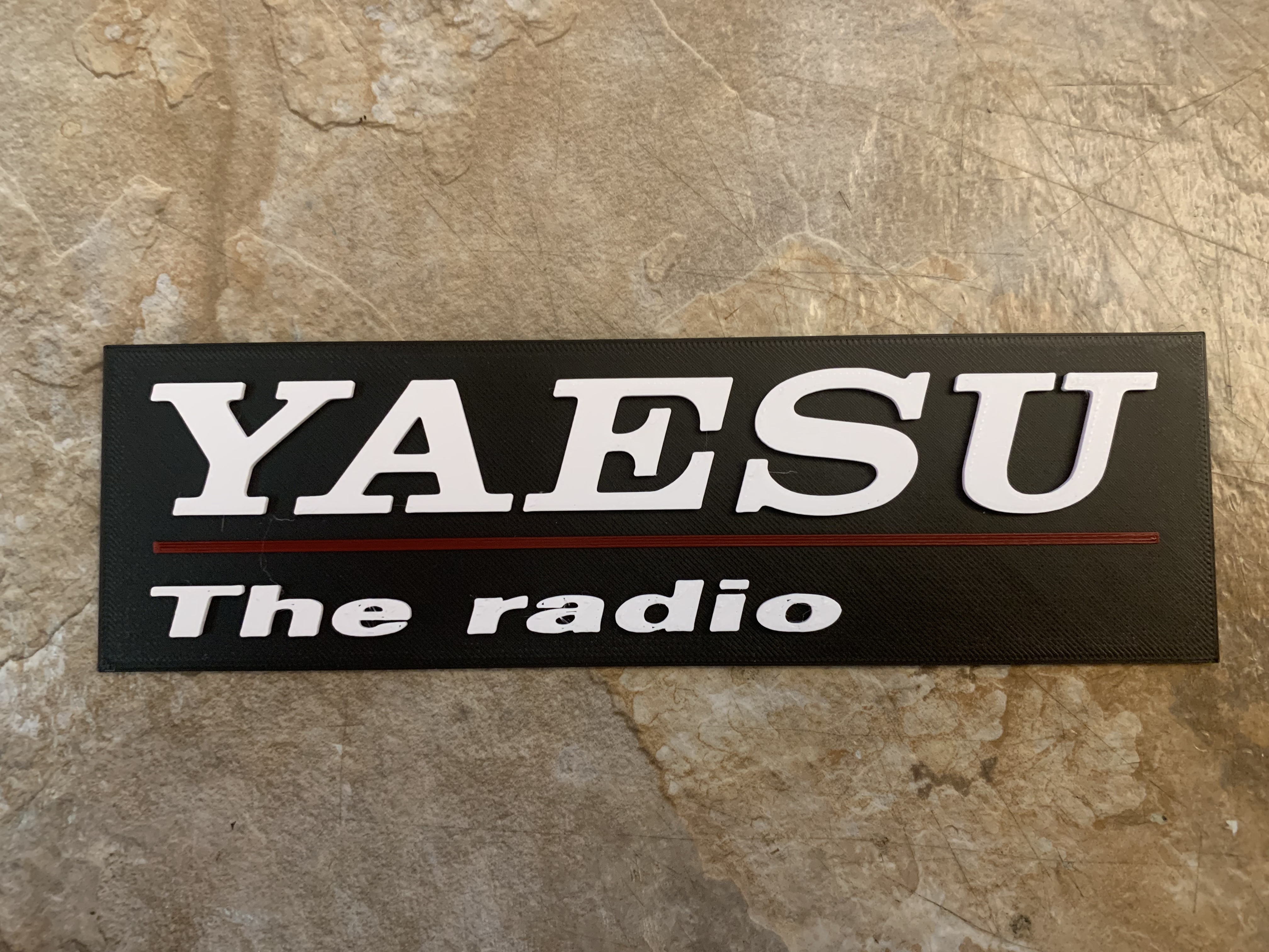 Yeasu The Radio sign 3D model