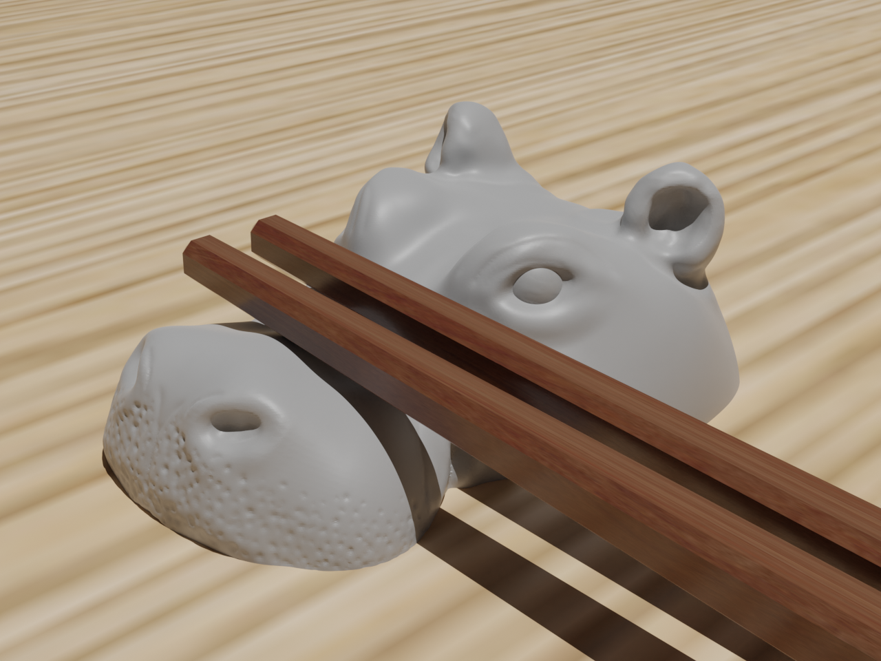Hippo Chopstick Holder
