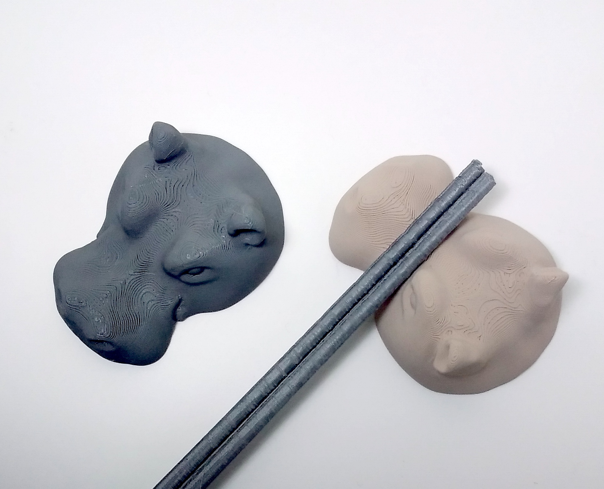 Hippo Chopstick Holder By Lali3d Download Free STL Model Printables Hippo chopstick holder by lali3d download free stl model printables