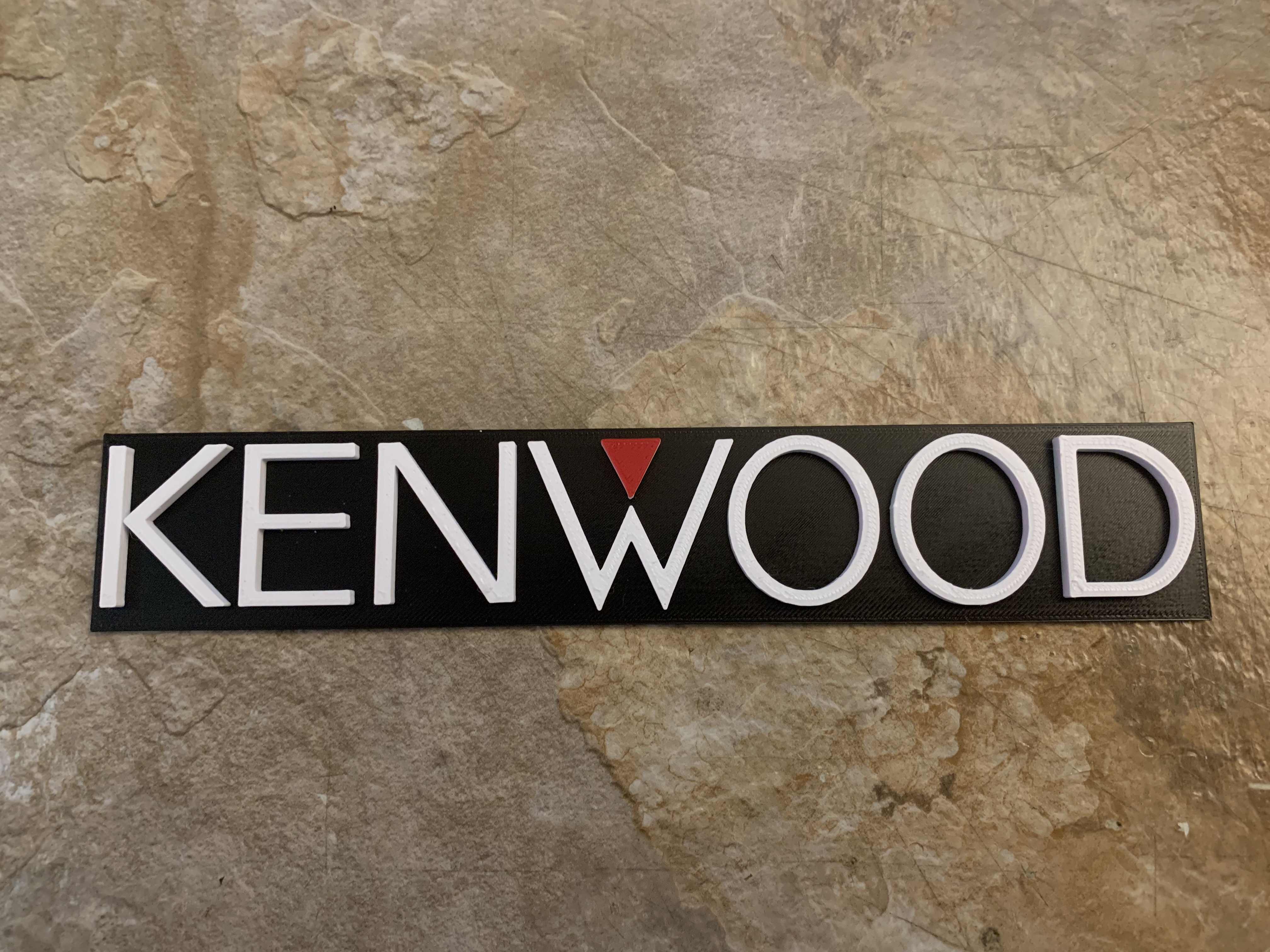 Kenwood sign 3D model