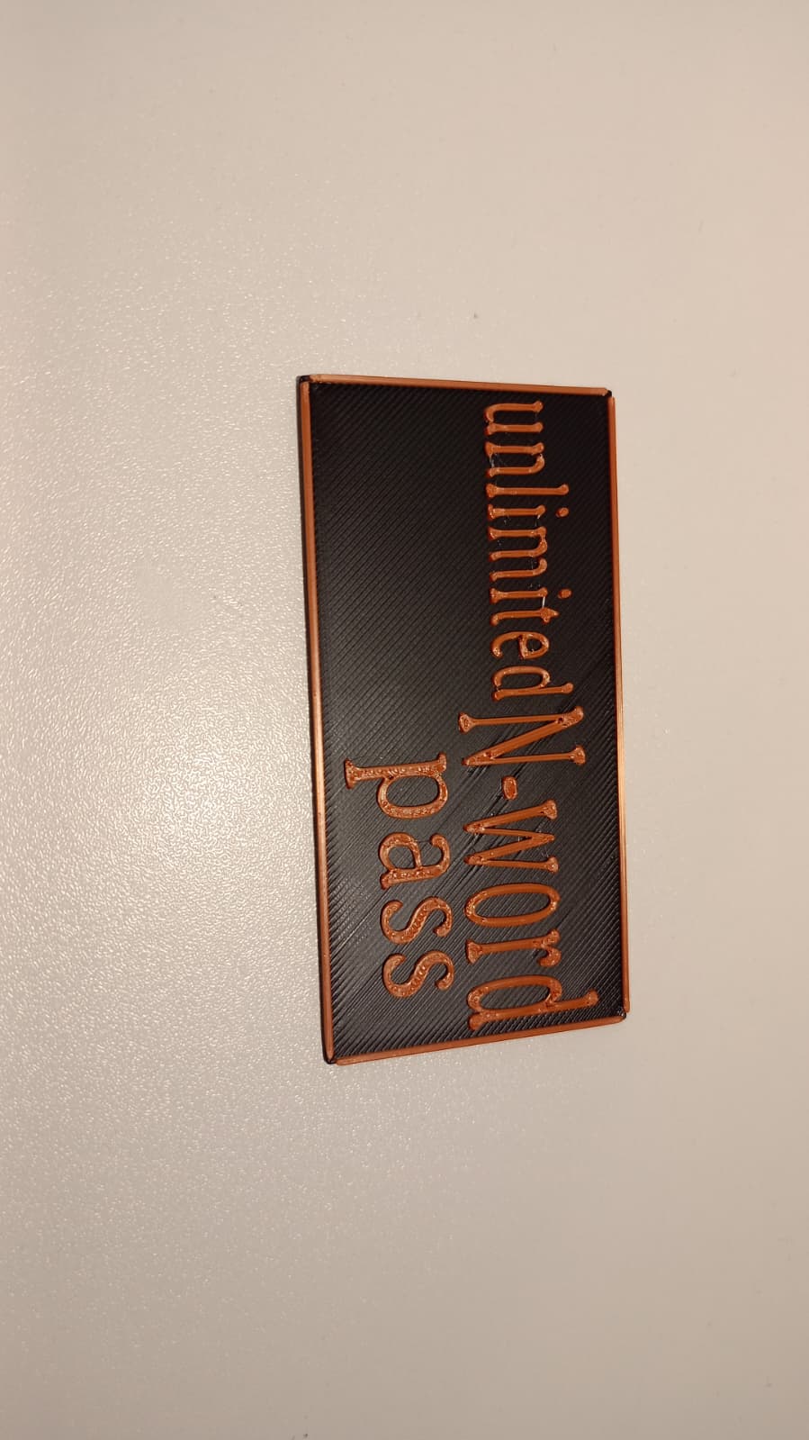 'unlimited' N-word pass