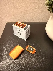 Micro SD Card Case in Toaster Shape