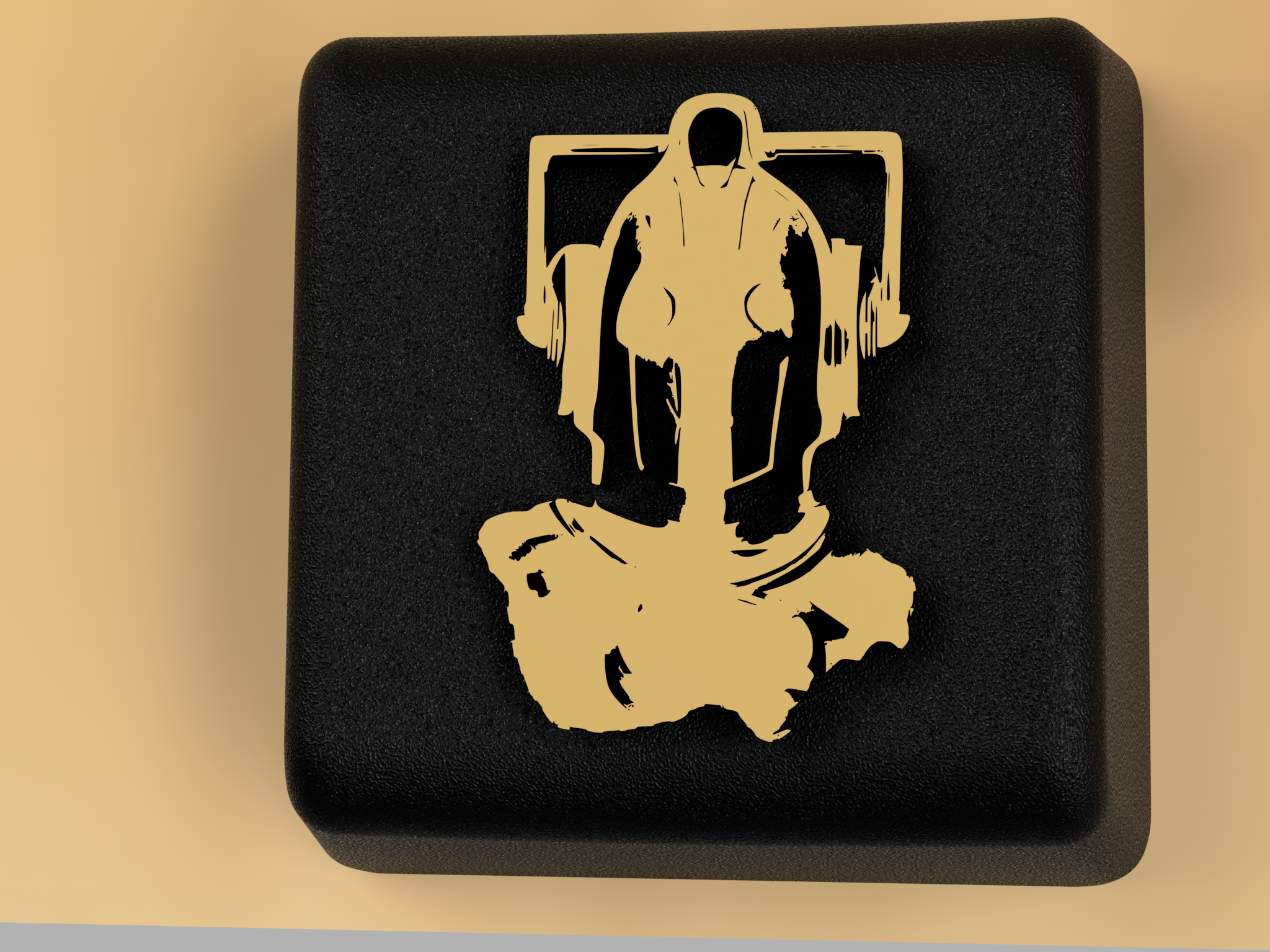 Cybermen keycap from Dr. Who