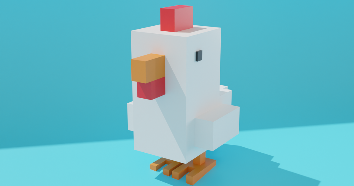 Chicken from Crossy Road by 3Dperspective | Download free STL model ...