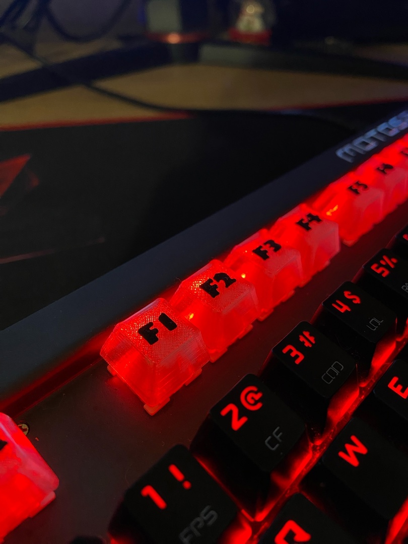 Keycap set F1-F12, ESC