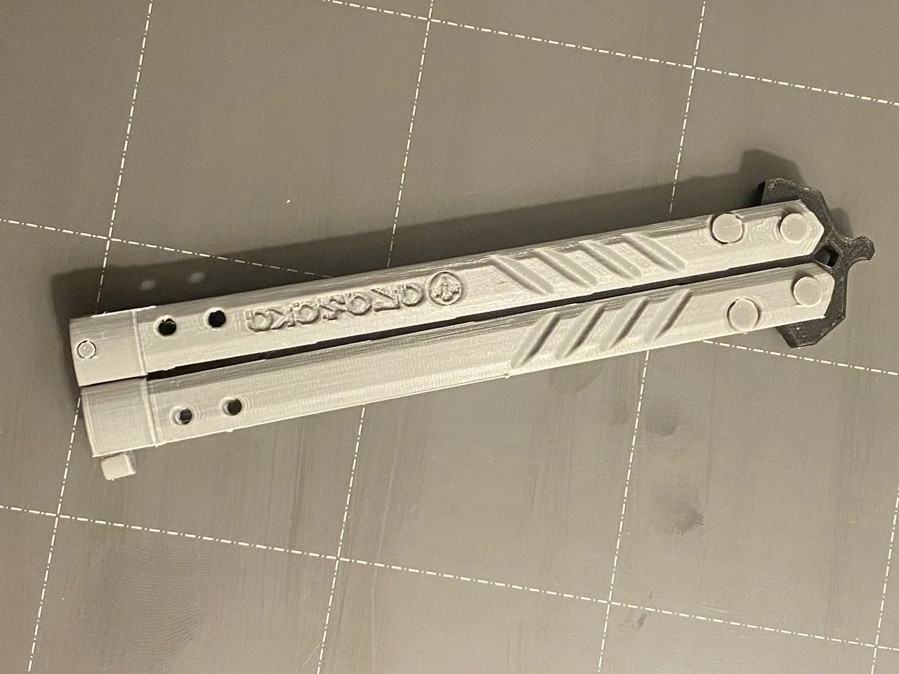 Fully Printable ~* Butterfly Knife Balisong Design - CyberPunk