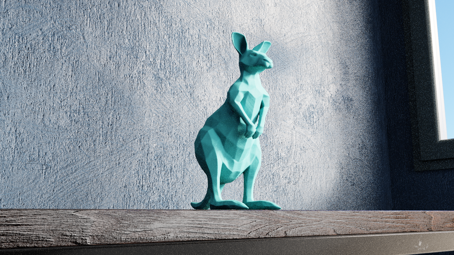 Miniatura 2 do modelo 3D Low Poly Kangaroo
