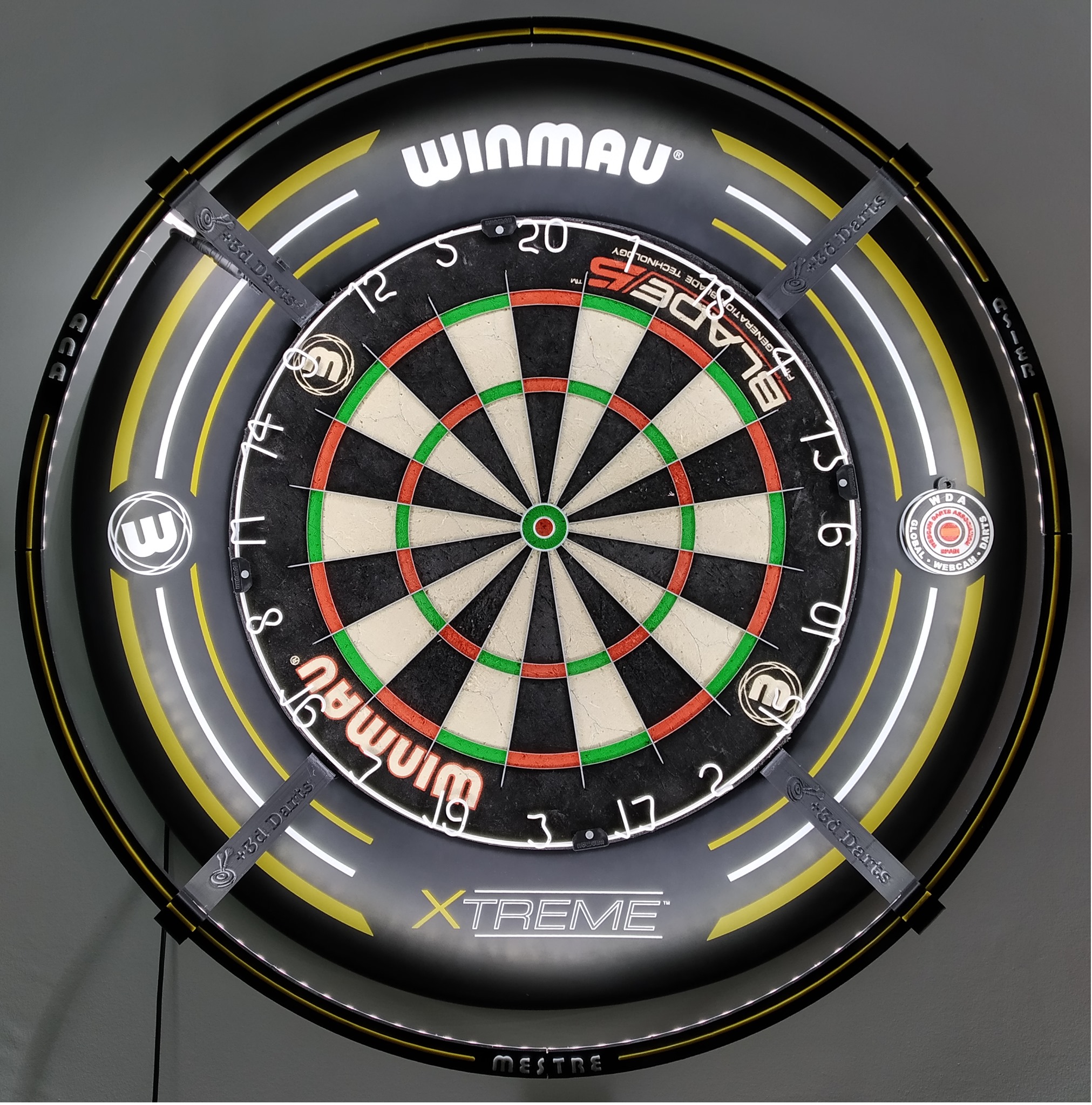 Dartboard led ring