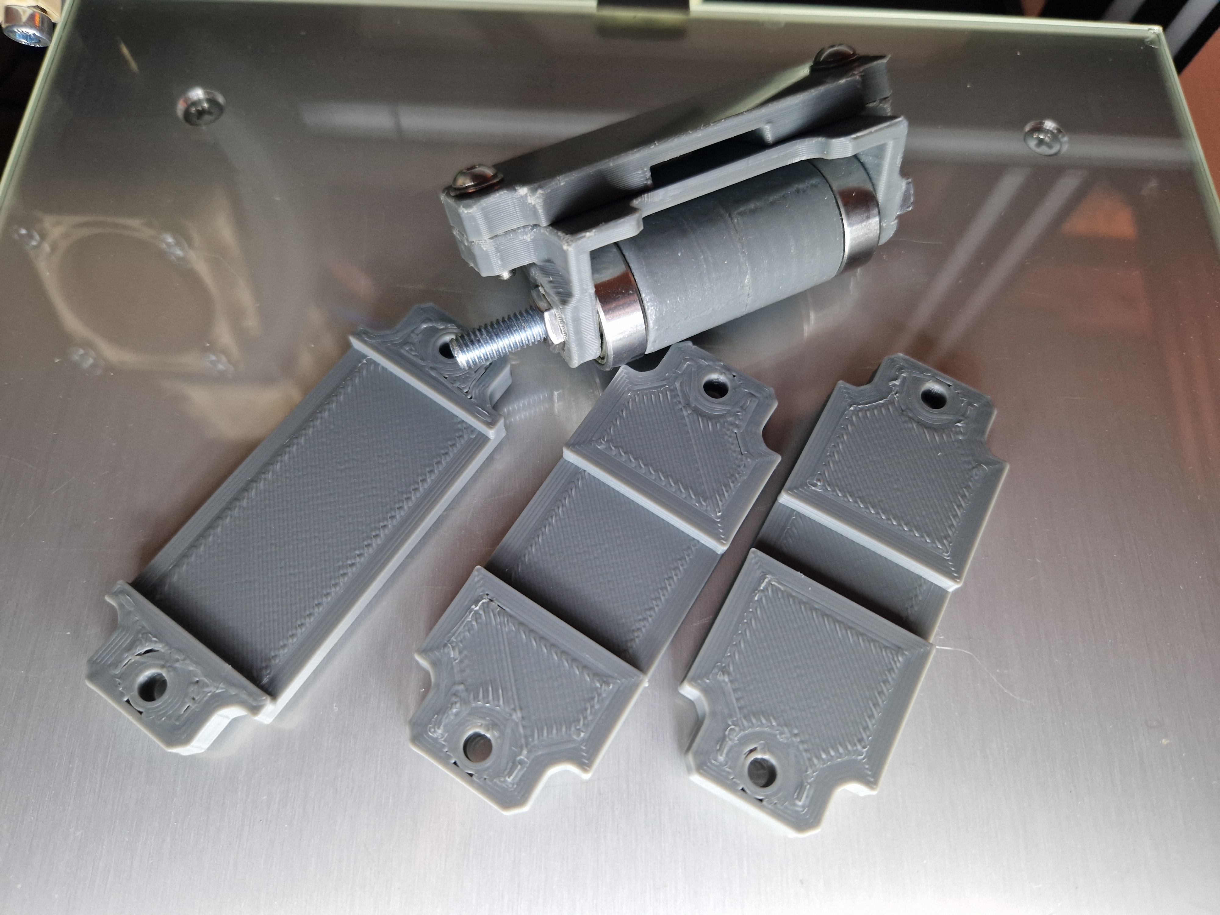 Chisel Sharpener Remix for 608 Ball Bearing + 50/25/20/10mm clamps / Winkelschärfer/ Messerschärfer 3D model thumbnail