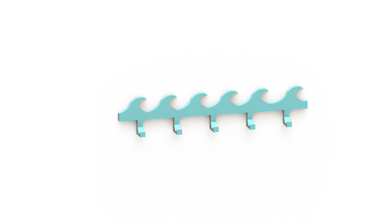 Ocean Wave Key Holder