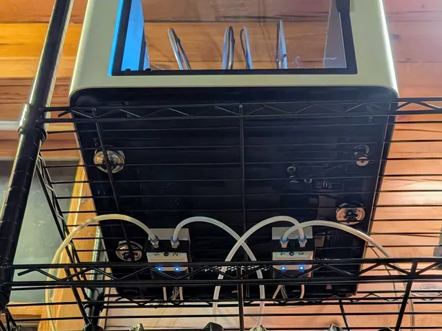 Snapmaker U1 wire shelf filament feeder relocation