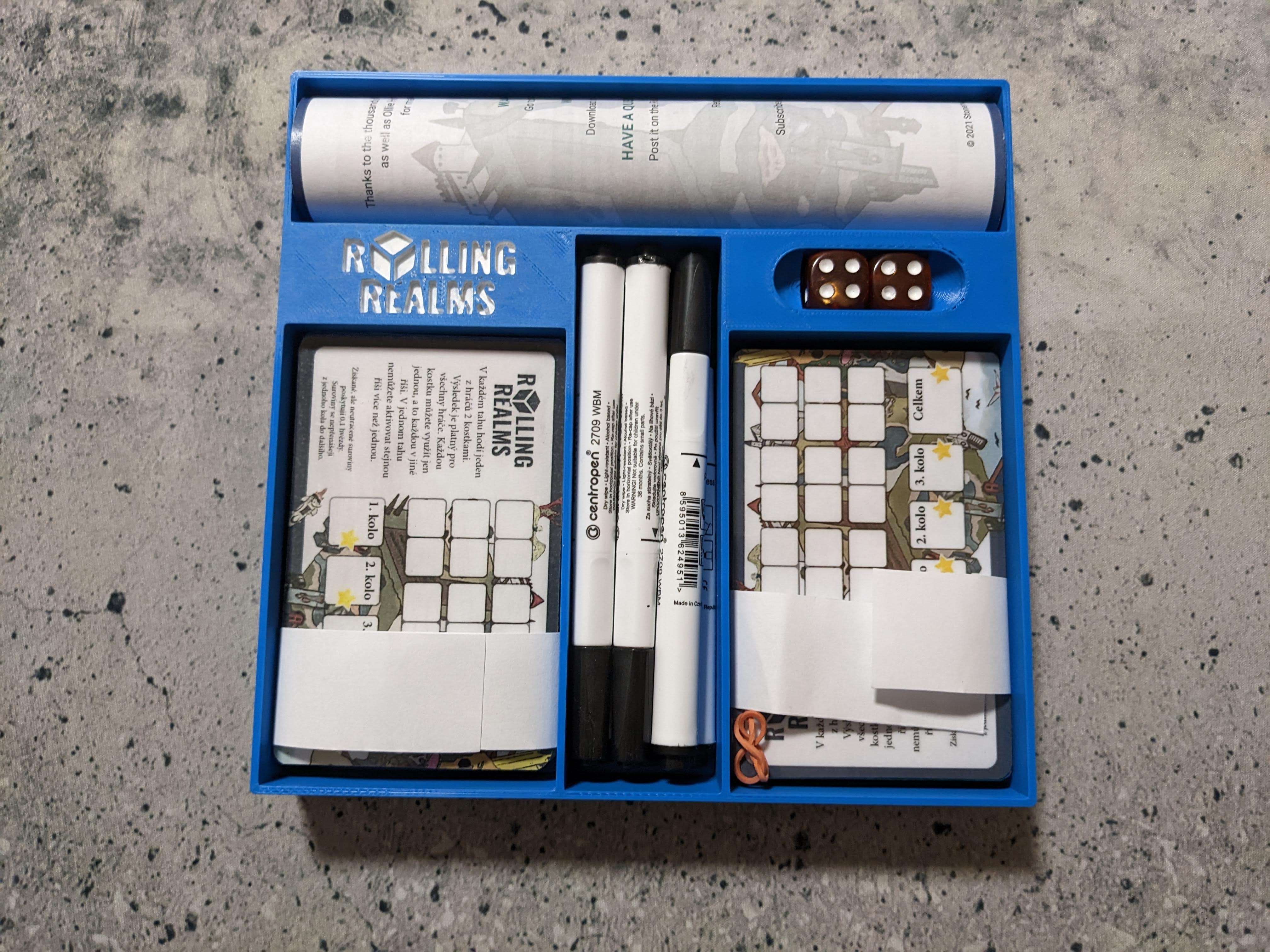 Rolling Realms box for PNP version