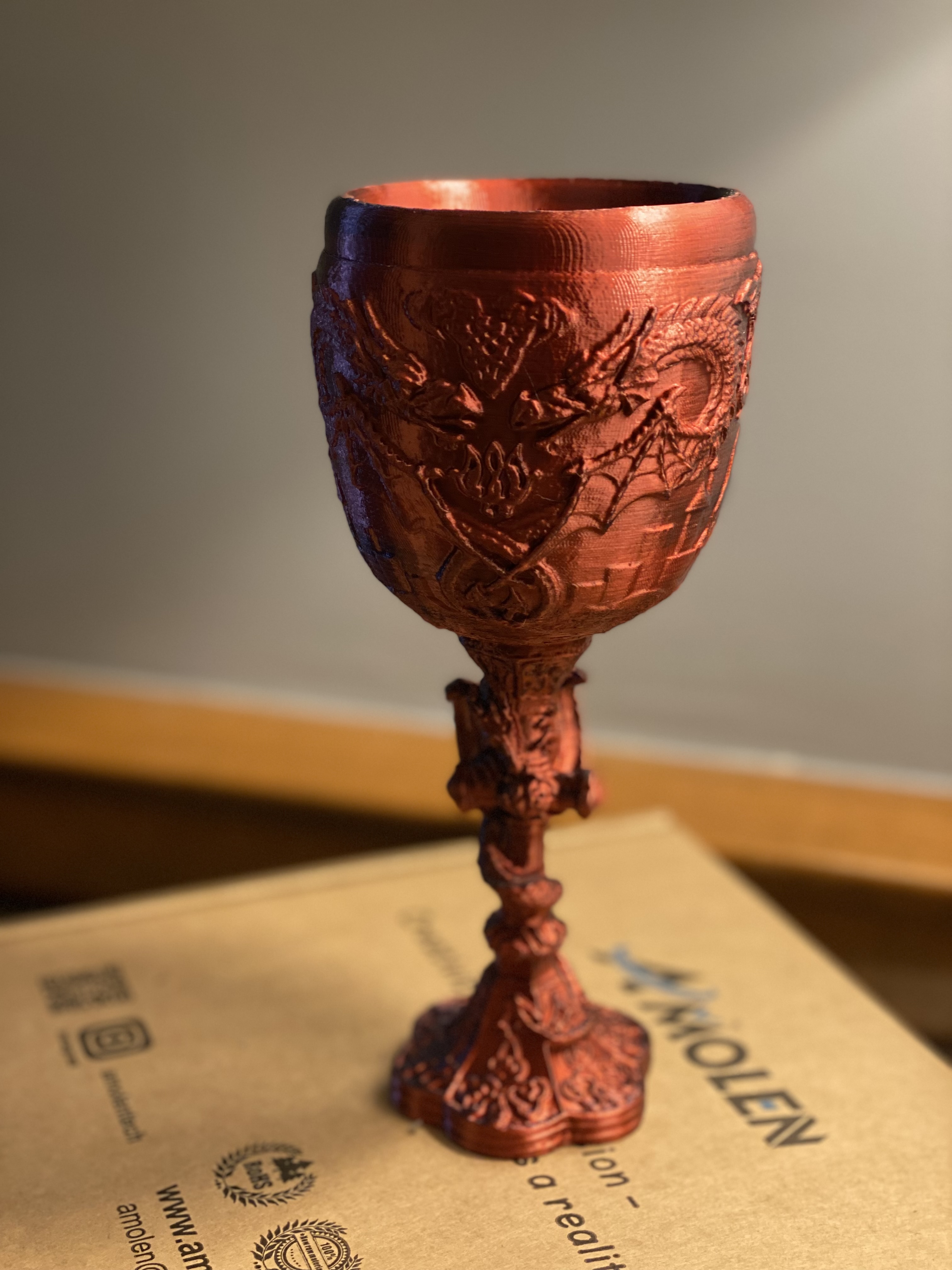 Medieval Dragon Embroidered Goblet / Chalice (Game of Thrones /  Rennaissance style) Fully Functional and Support Package Included by Night  Raid | Download free STL model | Printables.com