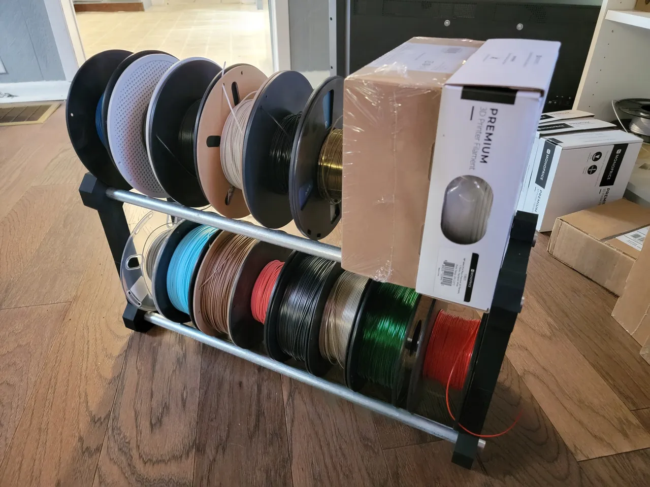Filament Spool Rack - Stackable - Glueless by ihateu3