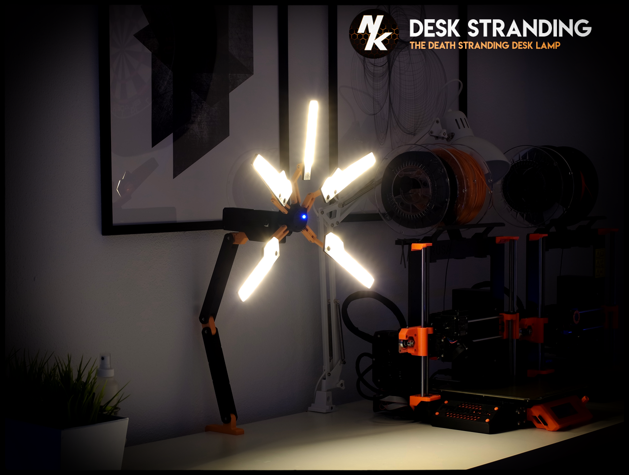 Desk Stranding - The Death Stranding Desk Lamp by Nils Kal 