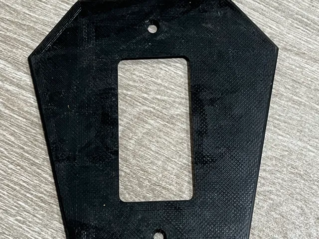 Coffin Outlet Plate for GFCI