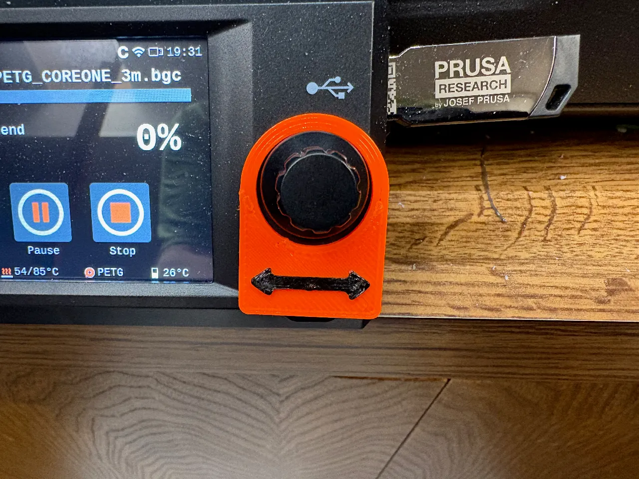 xLCD Reset Button Cover for, Prusa Core One, Core One +, MK4S, MK4