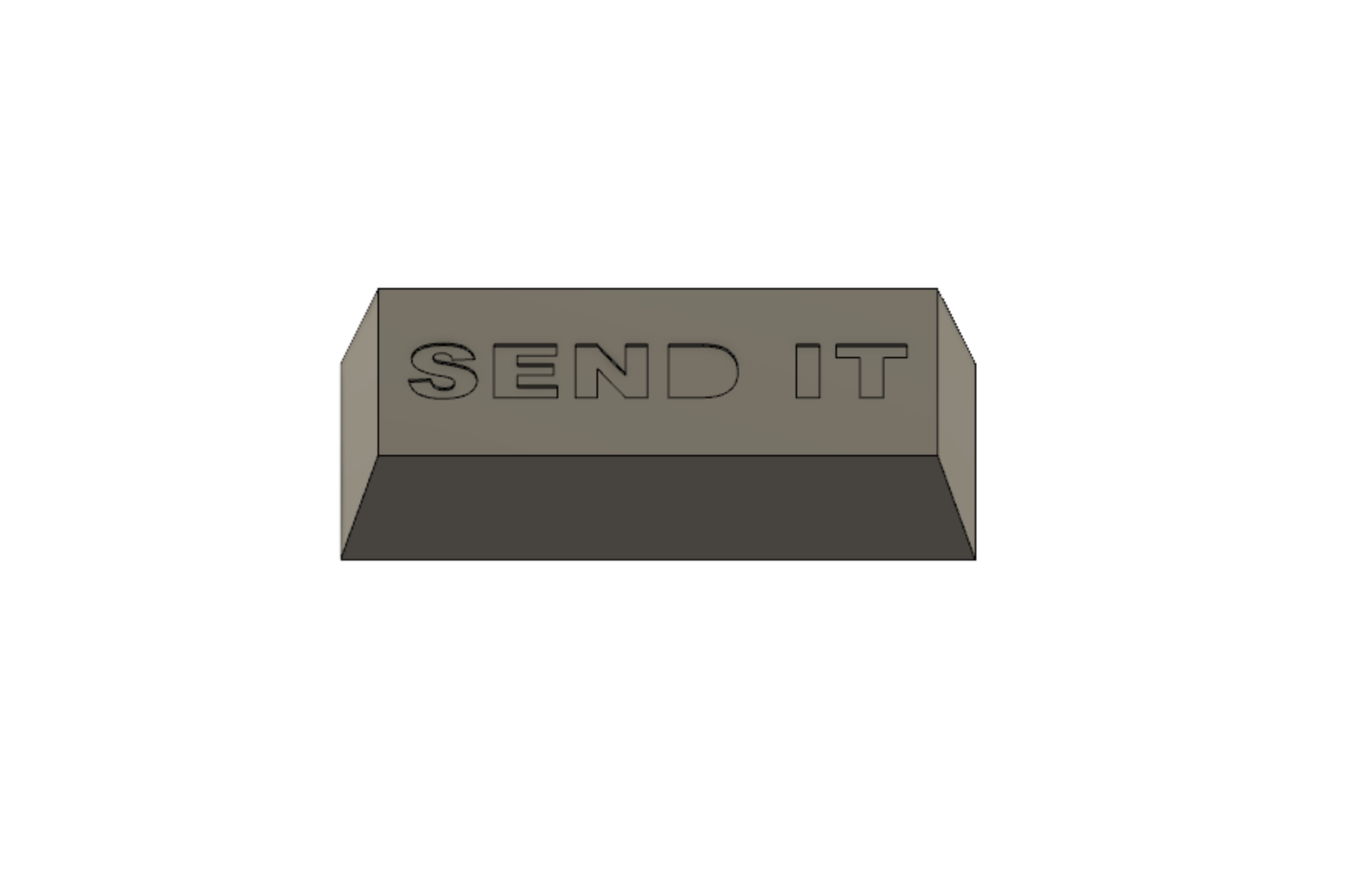 "Send It" Enter Key (Cherry MX Speed Silver)