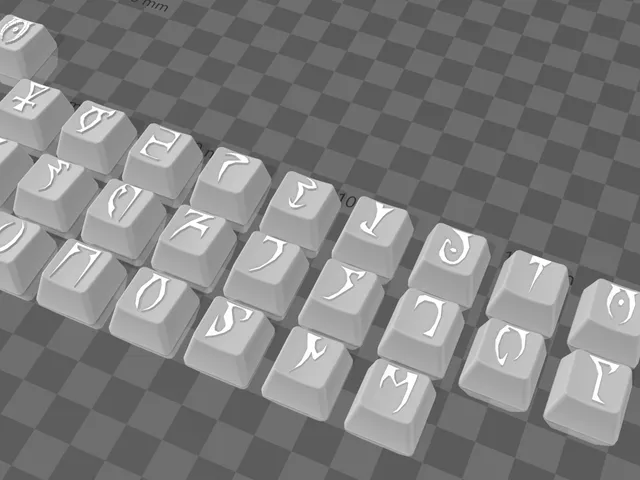 Daedric Runes Keycaps