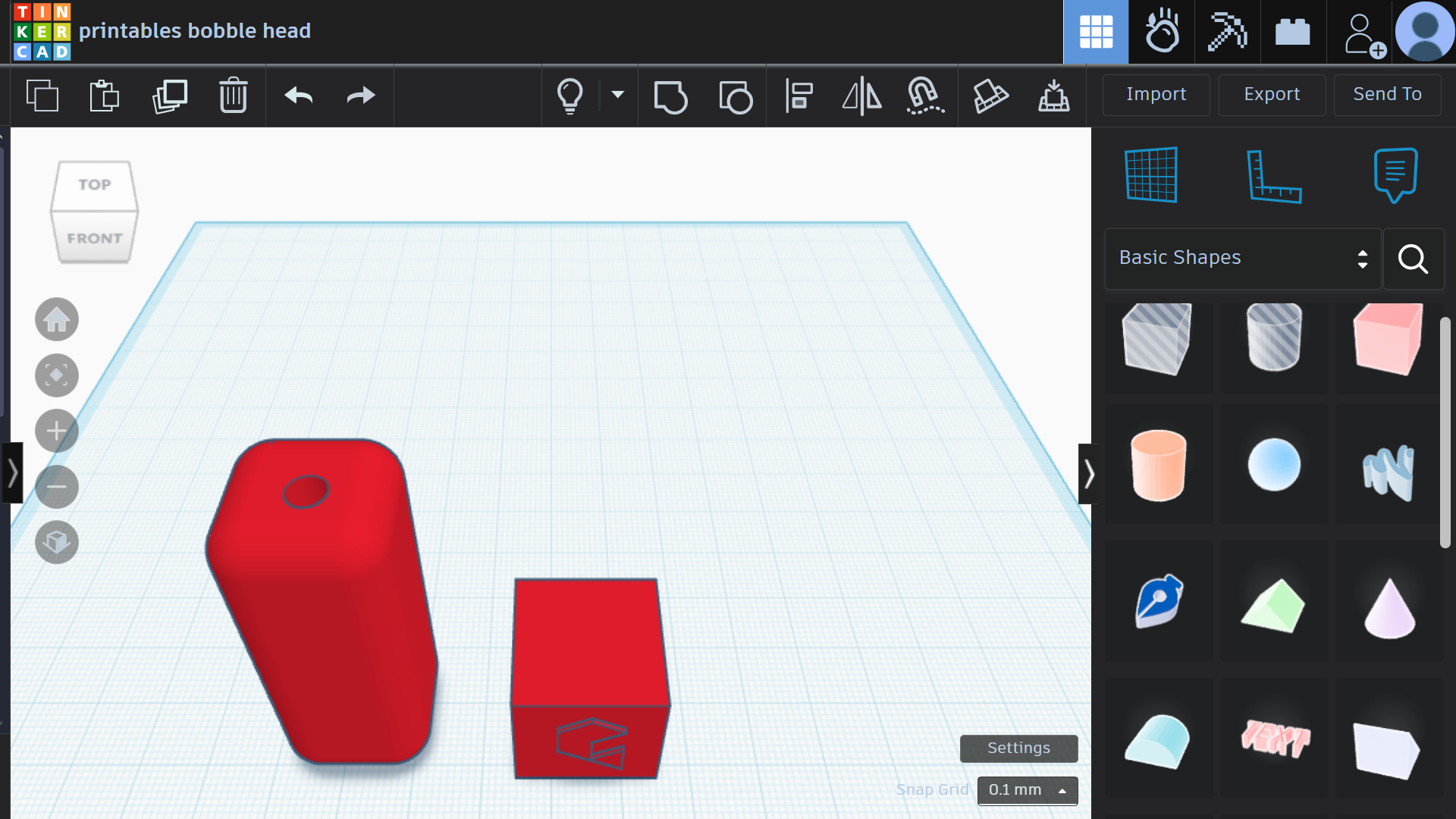 printables bobble head